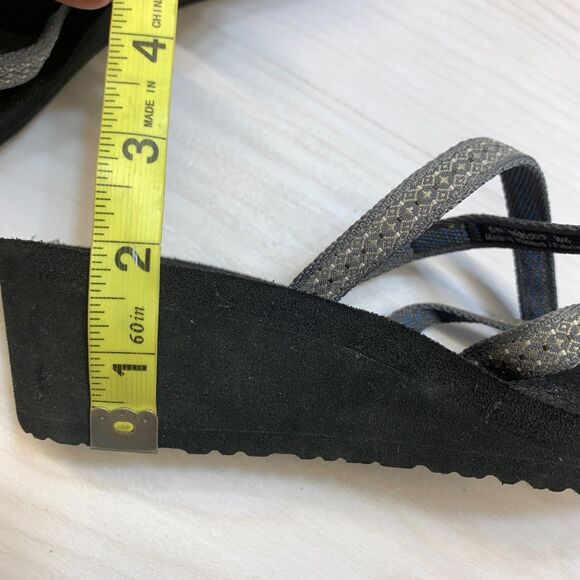 Teva Flip Flop Women's Mush Mandalyn Wedge Size 6 - Picture 9 of 10